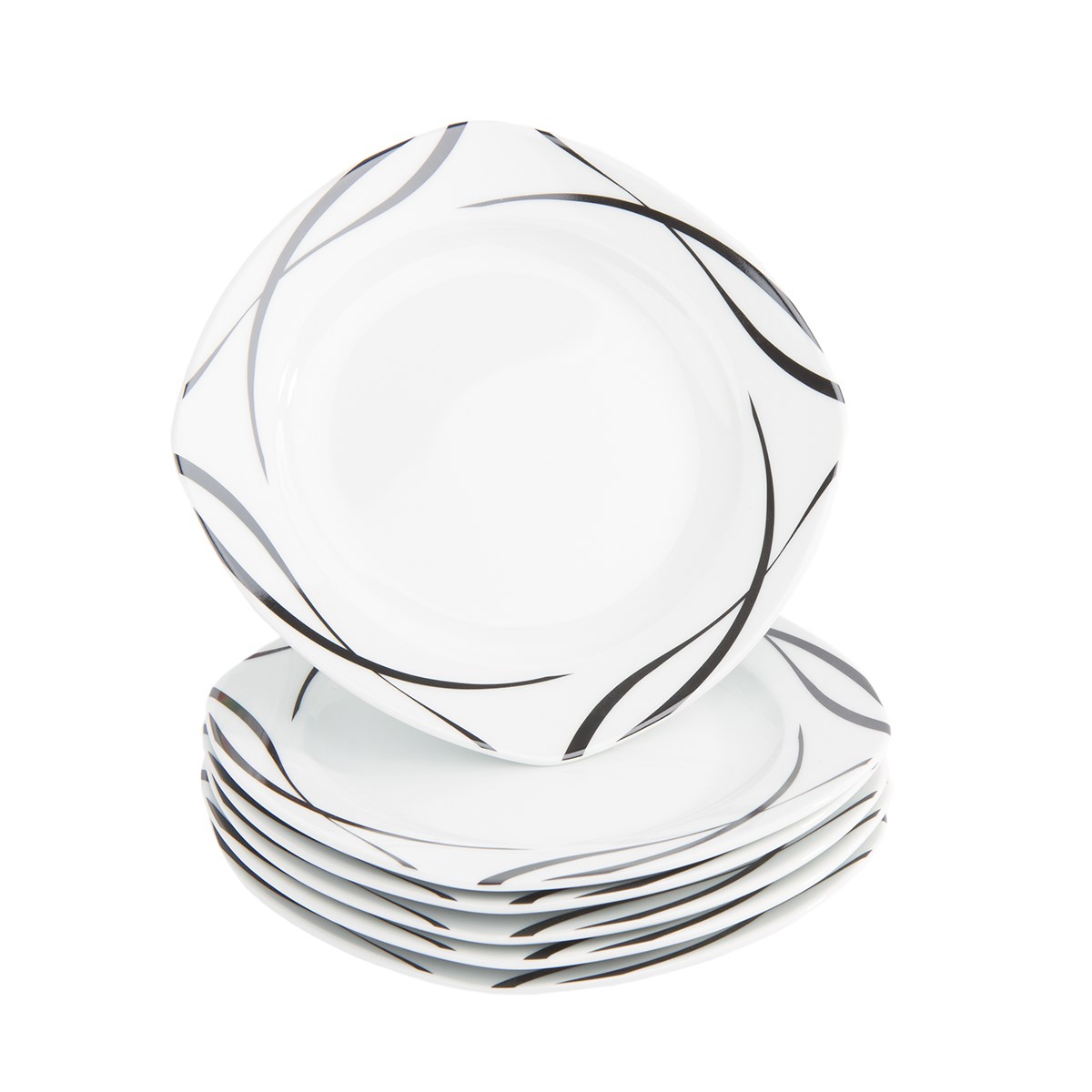 Domestic 6-dielna sada dezertných tanierov Oslo