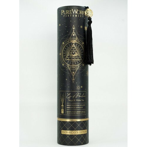 Organični difuzor Sage&amp;White Tea 100 ml zvrbovimi vejicami