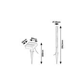 Lampă solară cu LED de exterior Rabalux 7876 Lumini, 4 buc.