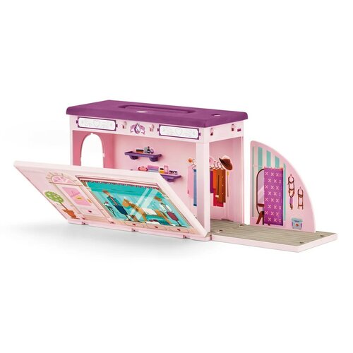 Schleich 42587 Мобільний бутік для коней, 29 x18,6 x 11,8 см
