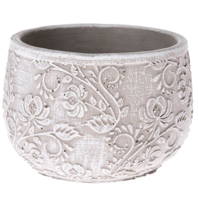 Betonski obal za cvetlični lonec Floral, 16,5 x13,5 cm