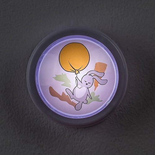 Rabalux 76073 dziecięca lampka nocna Hopply - królik i balon, 0,3 W, 5 lm, 6000 K