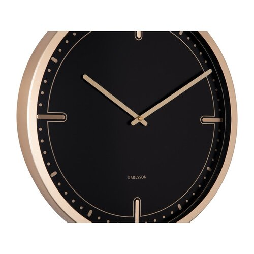 Karlsson 5727BK designové nástěnné hodiny, pr. 42 cm