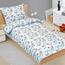Bellatex Lenjerie de pat din bumbac de Crăciun Elfpe patine, 140 x 200 cm, 70 x 90 cm