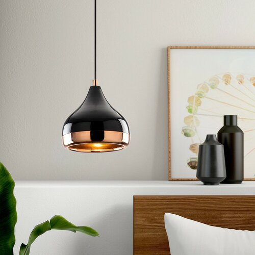 Lampa wisząca Yildo 6866, czarny-miedziany
