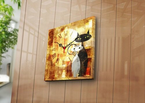 Годинник настінний Cats 2828CS-12, 28 x 28 см