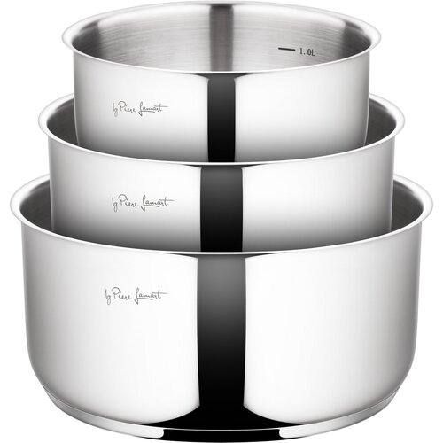 Lamart LT1009 set de vase din oțel inoxidabilKims, 5 piese