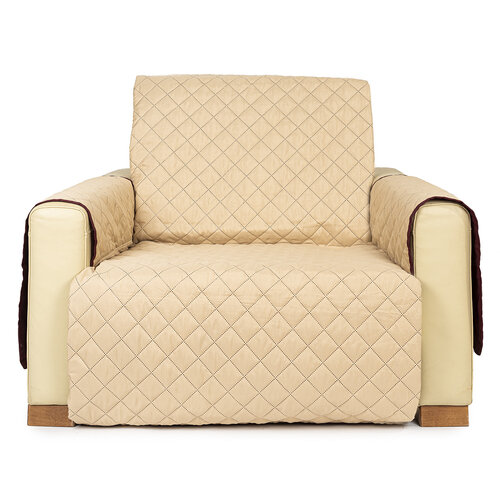 4Home Prekriv za fotelj Doubleface bordo/bež, 60 x220 cm