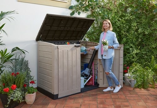 Záhradný úložný box Keter Store It Out Max, béžový