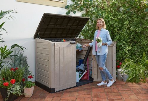 Záhradný úložný box Keter Store It Out Max, béžový