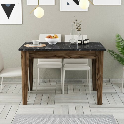 Esstisch Kiev Black and Walnut