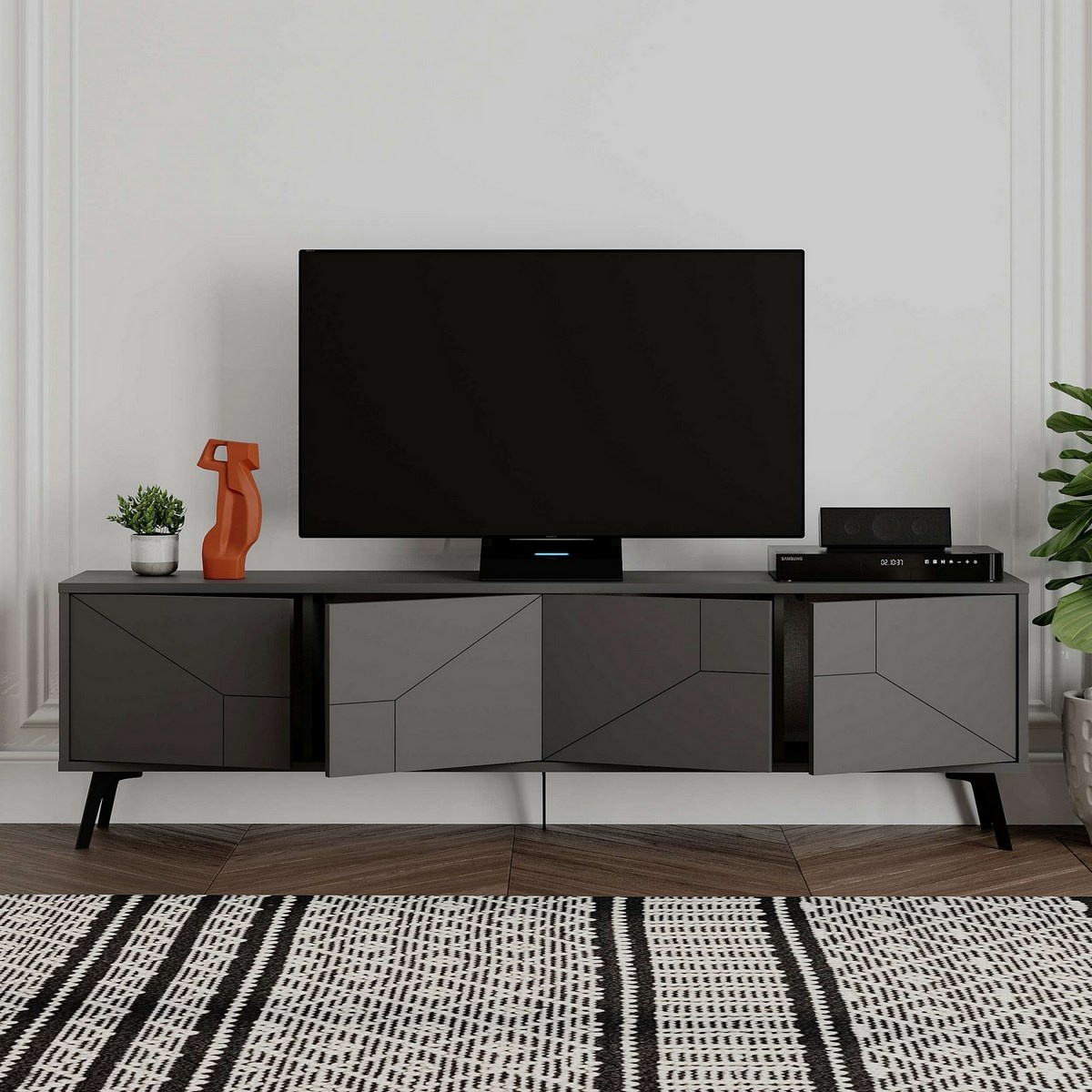 Televízny stolík Dune Anthracite