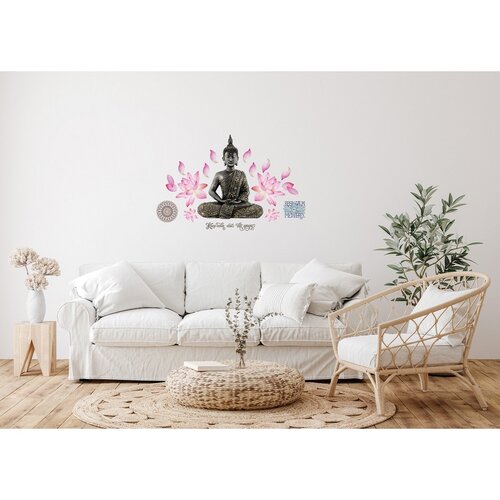 Samolepilna dekoracija Buda, 42,5 x 65 cm