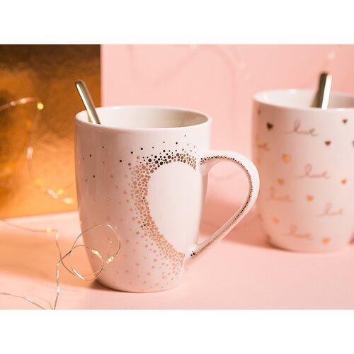 Altom Porcelanasti vrč Heart reflection, 300 ml