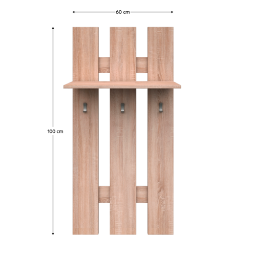Cuier TOPTY 60 tip 40, stejar Sonoma