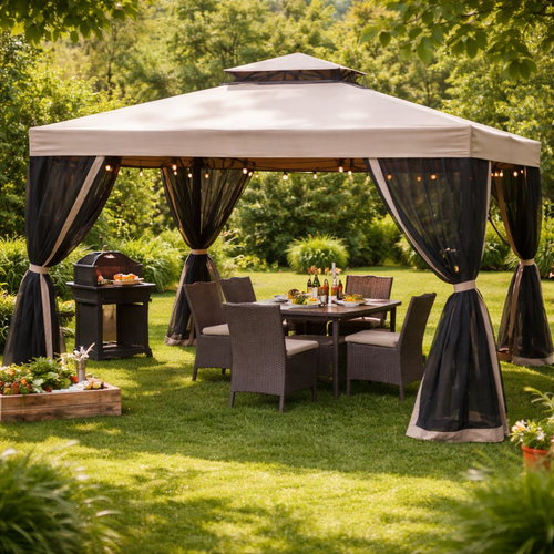 Fieldmann FDZN 7010 Gartenpavillon, 3 x 3 m