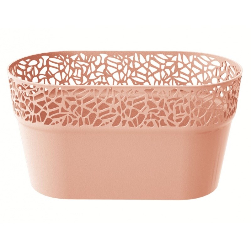 Obal na květináč Naturo broskvová, 27,5 cm, 27,5 cm