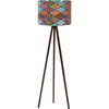 Lampa podłogowa Mandala 133, brązowy