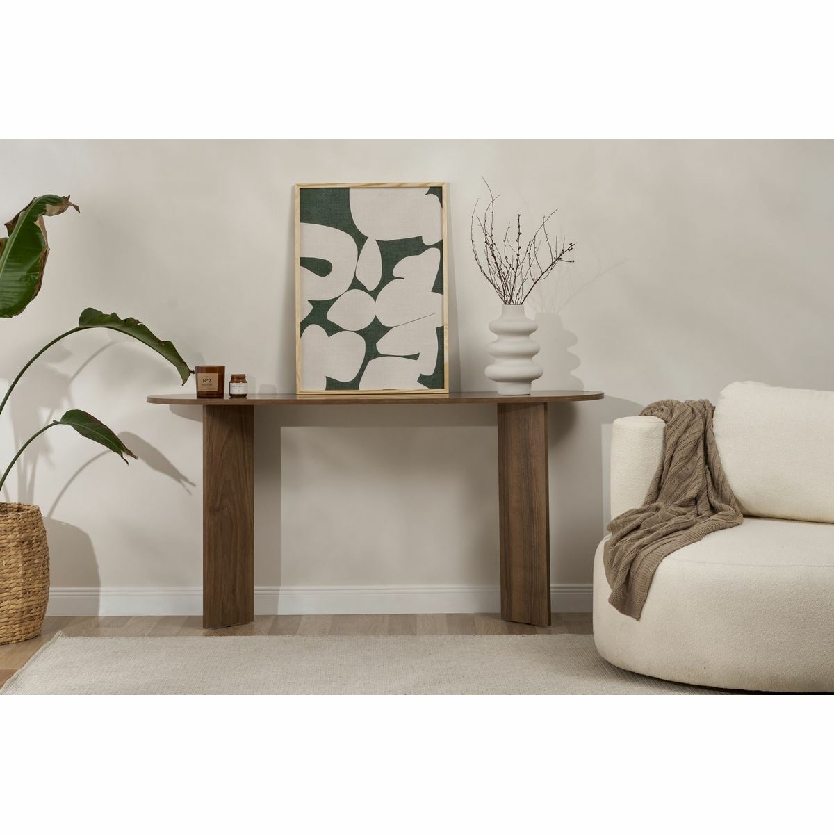 Odkladací stolík Sira Walnut