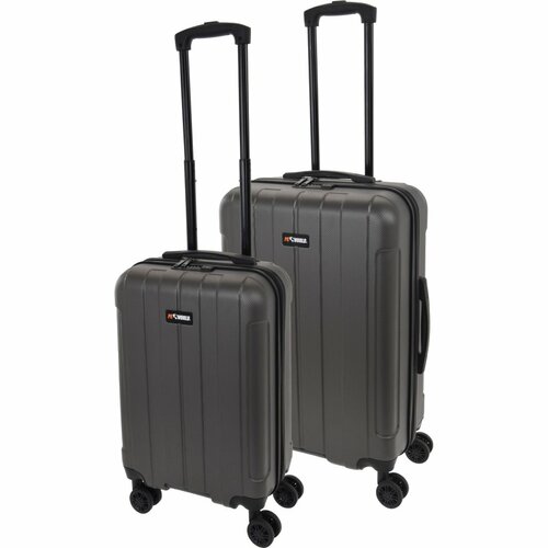 Set 2 trolere de călătorie Proworld, gri