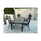 Gartensitzgruppe Haggen, 5 Teile, Aluminium