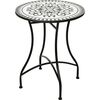 Stolik ogrodowy Bistro dekor Mozaika jasna, 60 x wys. 71 cm