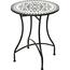Stolik ogrodowy Bistro dekor Mozaika jasna, 60 x wys. 71 cm