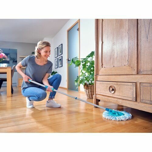 Set mop Leifheit Rotation Disc Mop Ergo set + GRATUIT detergent pentru pardoseli 1 l