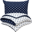 4Home Pościel bawełniana Stars Navy blue, 140 x 200 cm, 70 x 90 cm