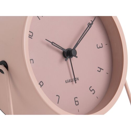 Karlsson 5952PI design ceas cu alarmă 13 cm, roz