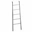 SAPHO SE104 Sega uscător de prosoape 55 x 170 x 7cm, negru mat