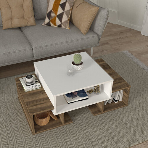 Konferenčný stolík Sarafina White Walnut