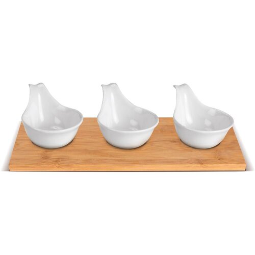 Lamart LT9219 4 részes Bamboo tálkészlet, 27 x 12cm