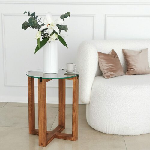 Komplet stranskih mizic Amalfi Walnut, 2 kos