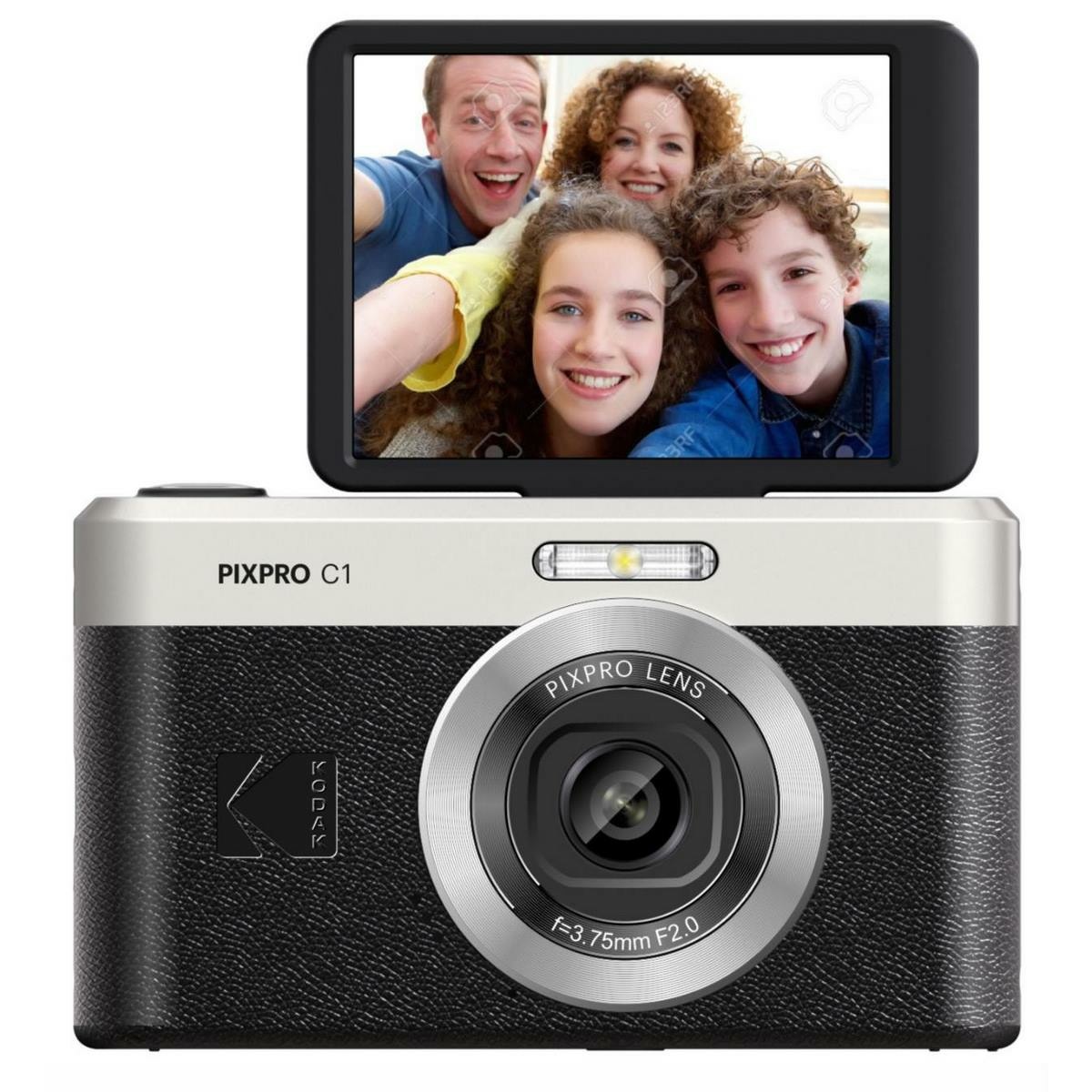 KODAK C1 Pixpro kompaktní fotoaparát, černá