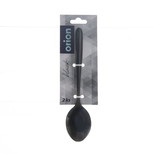 Linguriță din oțel inoxidabil Orion BLACK, 2 buc.