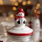 Altom Borcan de sticlă cu capac ceramic Snowman 900 ml