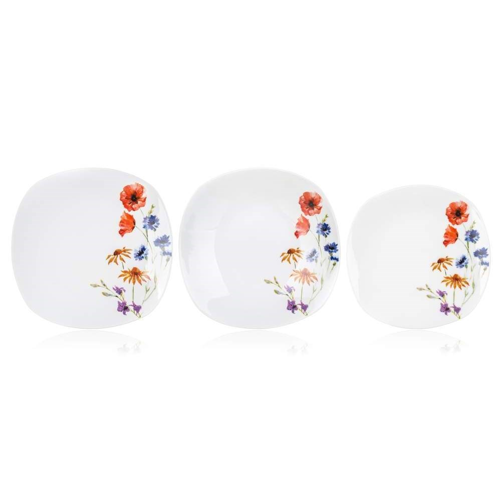Banquet 18dílná jídelní sada Flowers 60311052, porcelán