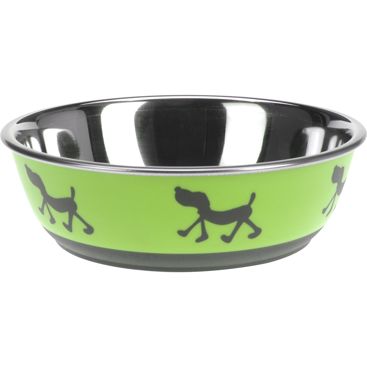 Castron câine Doggie treat verde, diam. 17,5 cm