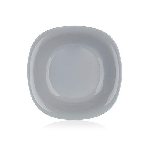 Luminarc Kvadratni globoki krožnik CARINE 21 cm, 6kosov, siva
