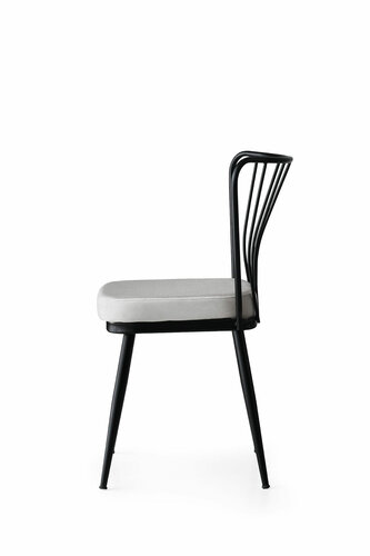 Sada jídelních židlí Yildiz White and Black, 4 ks