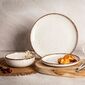 Altom flacher Porzellanteller Reactive Ivory, 26,5 cm