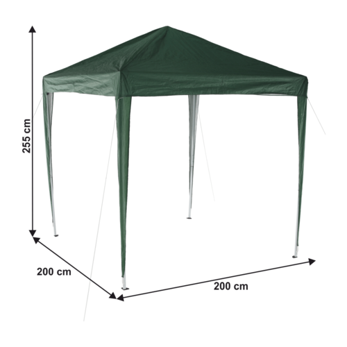 Schnell klappbarer Pavillon Trekan Typ 1, 200 x 200 x 250 cm