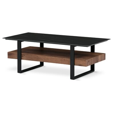 Konferenčný stolík 120 x 60 cm, keramika a mramor
