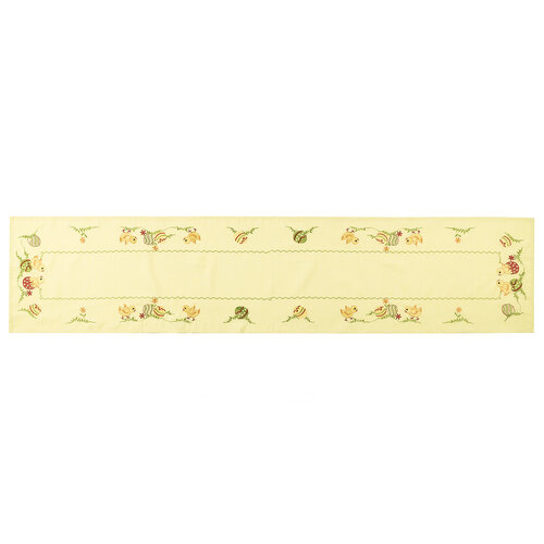 Wielkanocny haftowany obrus, 35 x 160 cm
