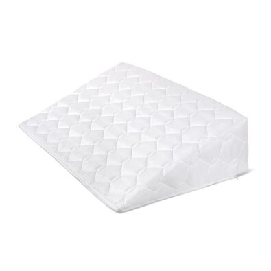 Bellatex Клиноподібна подушка під голову зпрострочкою, біла, 80 × 50 × 20 см