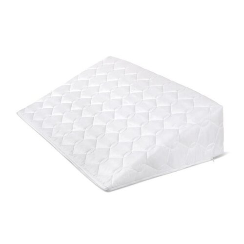Bellatex Trikotna blazina za glavo s prešitjem,bela, 80 x 50 x 20 cm