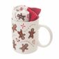 Orion Keramikbecher Lebkuchen, 0,35 l + Geschenk Damen-Socken