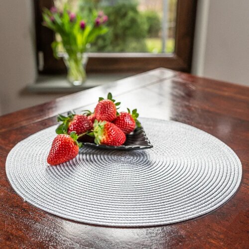 Altom Serving set Straw siva, premer 38 cm,komplet 4 kos