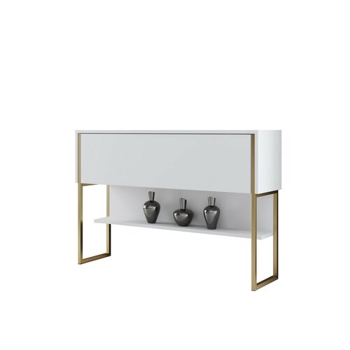 Komoda Luxe White and Gold